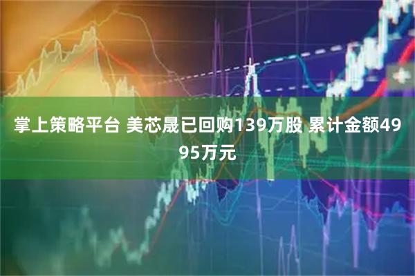 掌上策略平台 美芯晟已回购139万股 累计金额4995万元