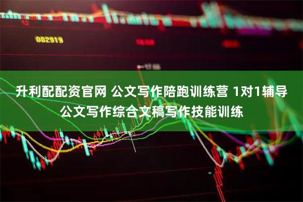 升利配配资官网 公文写作陪跑训练营 1对1辅导公文写作综合文稿写作技能训练