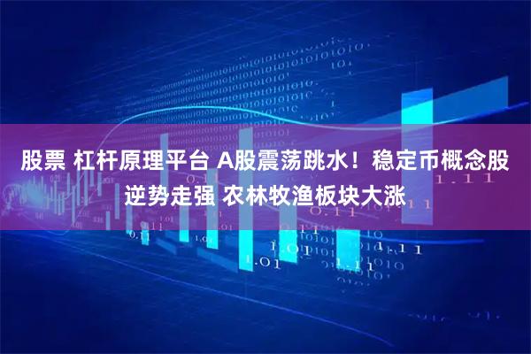 股票 杠杆原理平台 A股震荡跳水！稳定币概念股逆势走强 农林牧渔板块大涨